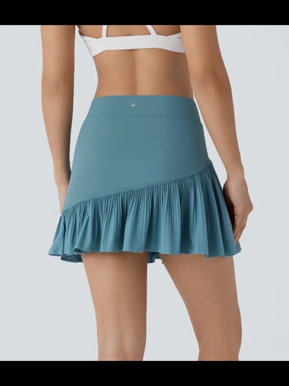 Halara Breezeful™ High Waisted 2-in-1 Pocket Plisse Mini Quick Dry Skirt - Picture 2 of 3